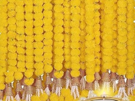 Marigold Fluffy Flowers Garlands