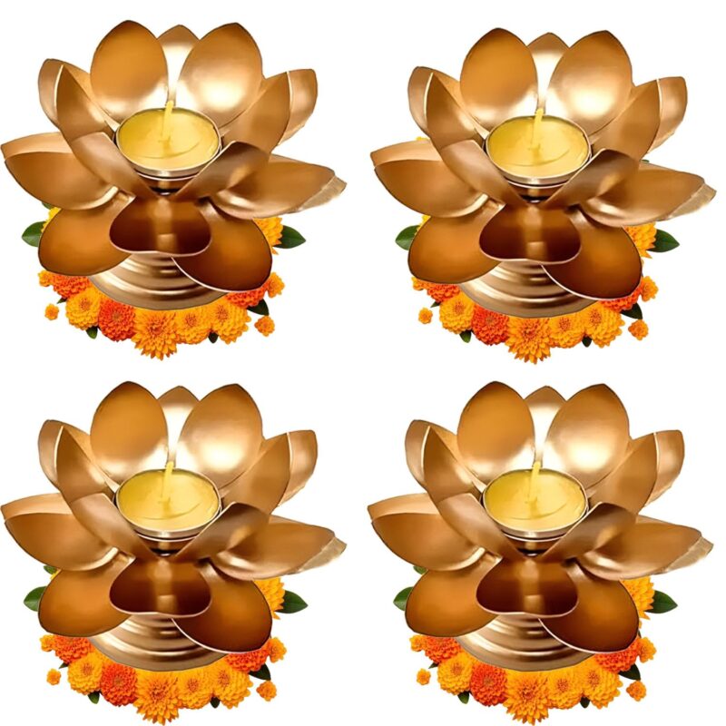 Mini Lotus Tealight Holder Candle Stand