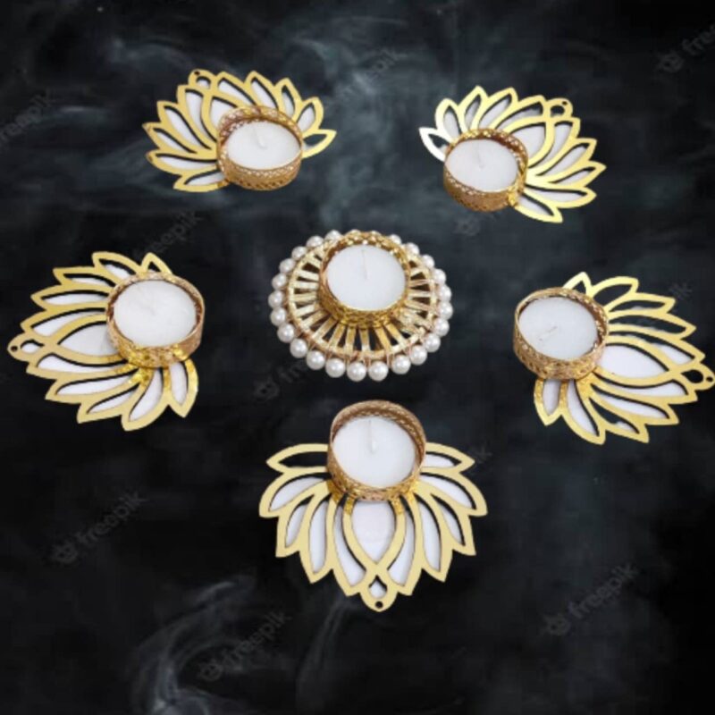 Tea Light Floor Rangoli