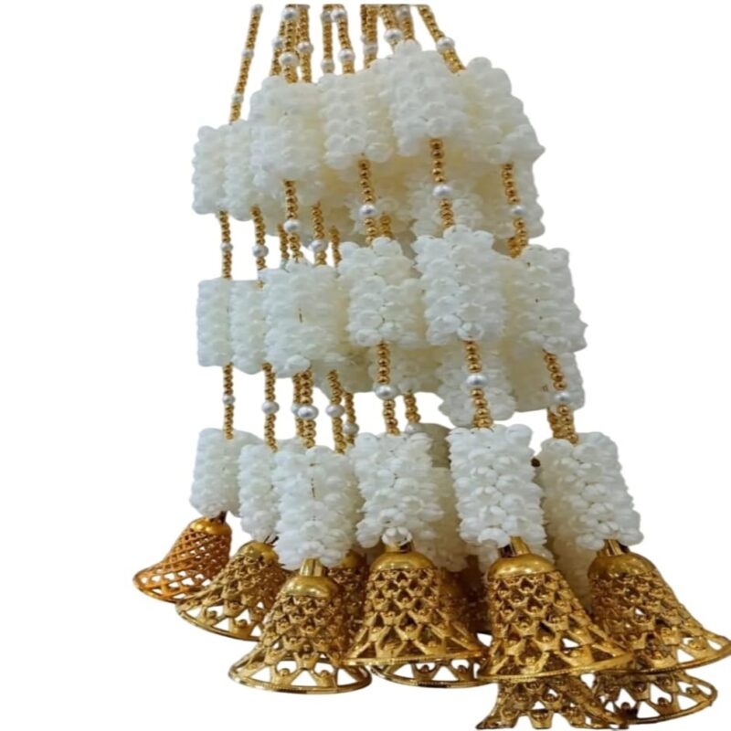 White Mogra with Bell Hanging